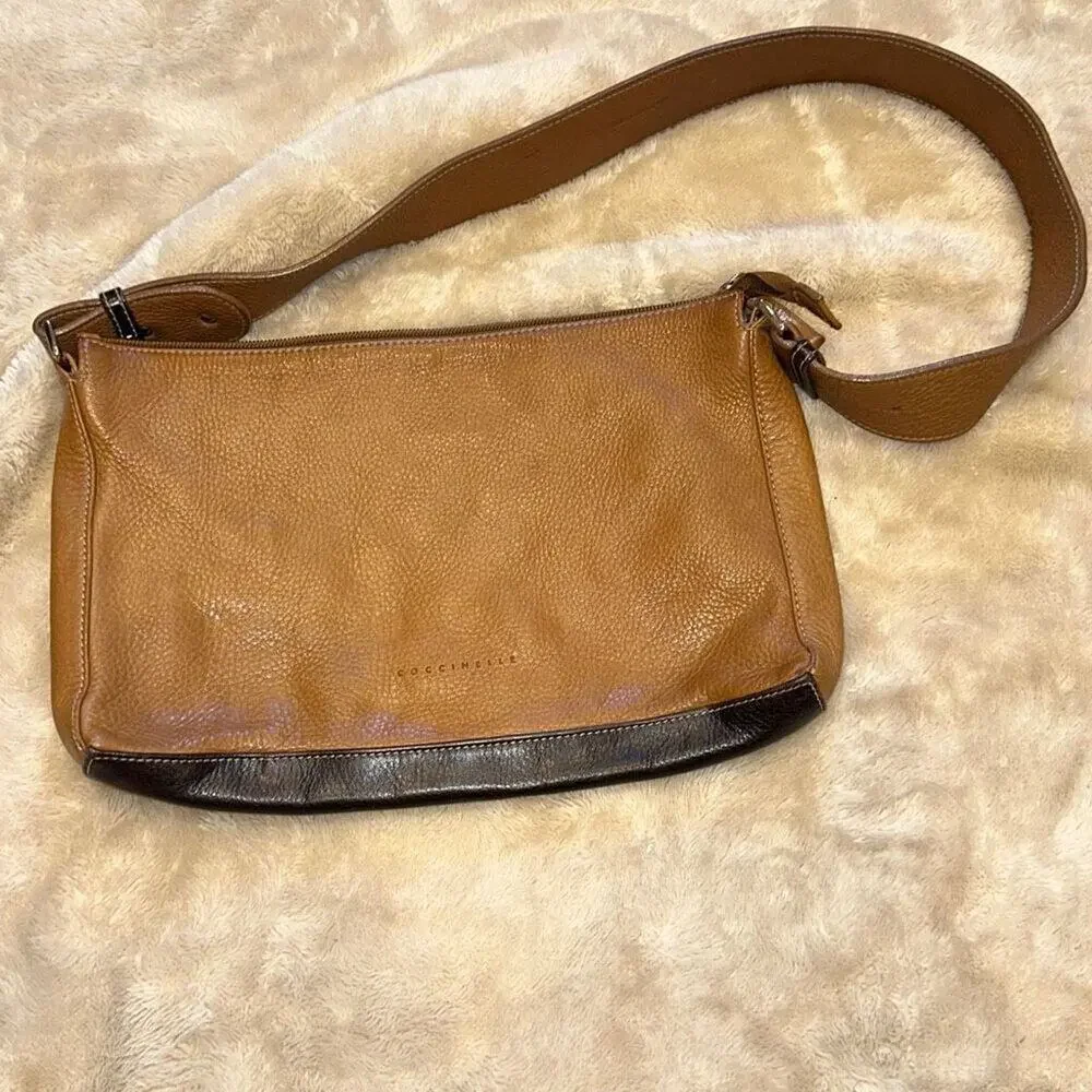 Coccinelle Brown Leather Shoulder Bag | Sz OS